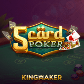 5 Card Poker tableplus1 card game